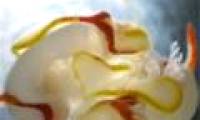 Close-up of mating of 2 sea slugs