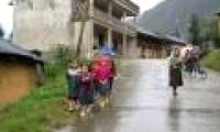 Cold air moves quickly, many places have rain