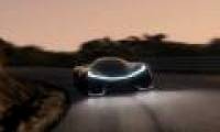 Decode the meaning of the logo of the Faraday Future supercar electric supercar 1000 horsepower