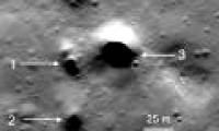 Detecting 200 suspected water holes on the Moon