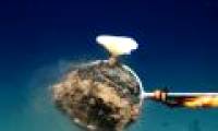 Detecting precious material mines used as solar cells under the seabed