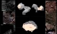 Detecting signs of water on comet surfaces