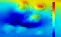Detection of asphalt volcanic eruptions
