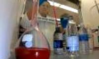 Detects micro plastic particles in a range of bottled water products