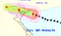 Directly - Hurricane Kalmaegi approaches Quang Ninh - Hai Phong