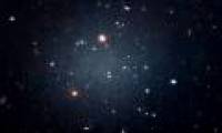 Discovered 'evil galaxy' transparent like illusion