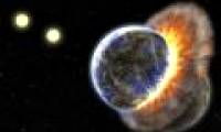 Discovering two planets destroy each other