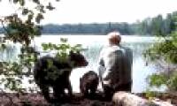 Doctor makes friends with black bears