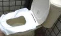Don't put up paper when you go to the public restroom, it's useless too
