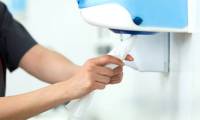 Drying hands with paper towels helps prevent the spread of SARS-CoV-2 virus