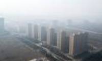 Dust covering the Chinese city is harder than steel