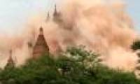 Earthquake at 6.8 Richter scale in Myanmar, 100 ancient pagodas were damaged