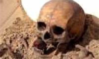 Excavating the grave 'vampires' was bricked with blood
