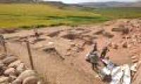 Excavation of a series of killed children bones as sacrifices