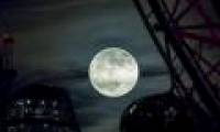 Extremely rare wolf moon appears all over the world