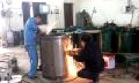 Fabrication of gas-burning straw stove without smoke