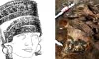 Four thousand-year-old remains buried with a yellow hat