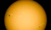 Giant black spots appeared on the sun