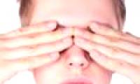 Hearing improves if temporary loss of vision