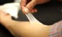 Help the young face to be 20 years old by 'applying' artificial skin
