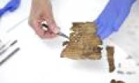 Hidden text on the manuscript 'Dead Sea Bible'