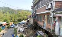 Houses tilted and mountains collapsed during the Taiwan earthquake