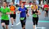 How does the human body change when running a marathon?