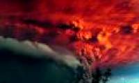 How intense is the volcano erupting?