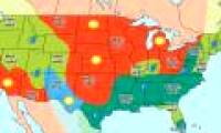 How is the modern weather map created?