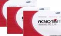 How long does it take to stop taking acnotin?  What types of Acnotin are available?