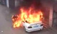 How to handle when a car burns