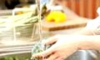How to wash clean parasitic vegetables and chemicals