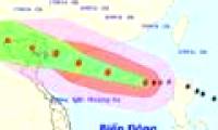 Hurricane Kalmaegi is level 13, going straight to the waters of Quang Ninh - Hai Phong