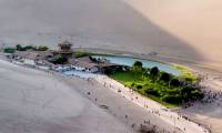 Inside a 2,000 year old oasis in the desert of China