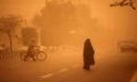 Iranian sky changed color because of sandstorm
