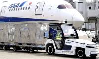 Japan tests self-driving cars at airports.
