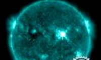 Just happened 2 solar explosions