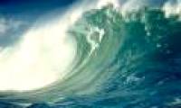 Landscape of tsunami disaster by sea cable system