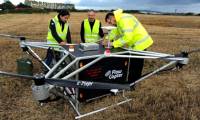 Launched the world's first hydraulic drone