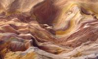 Lost in the rainbow canyon that was submerged in the ocean millions of years ago