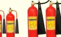 Manual powder fire extinguisher and CO2 powder extinguisher