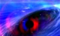 Milky Way between the black hole fin