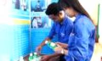 Mosquito repellent bathing milk of two Central Highlands students