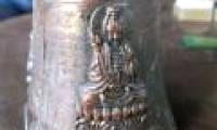 Mysterious ancient bell with Buddha image in Phu Yen