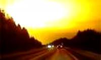 Mysterious glare in the sky of Russia