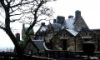 Mysterious haunted castle Edinburg in England