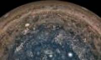 NASA published a detailed photograph of Jupiter's southernmost surface sent by Juno