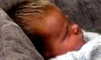 Newborn babies have natural highlighting hair