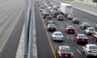 No accident, no road repair, why is there still a traffic jam?