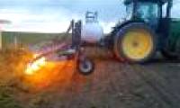 No one expected the tow truck with flamethrowers to be an effective weed exclusion tool